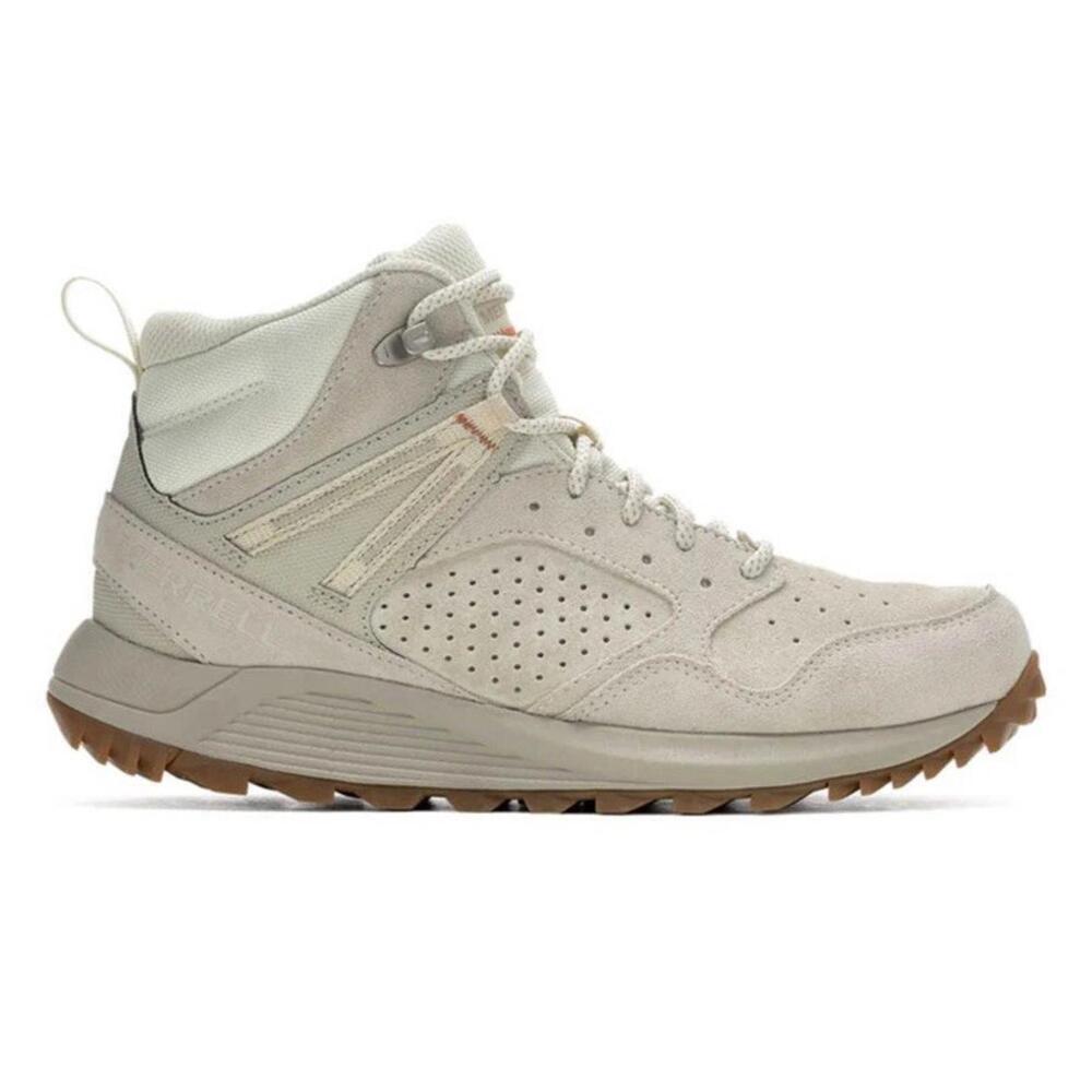 Merrell $99 Women's Wildwood Mid Leather WP Off White Size 8.5 - Picture 5 of 7